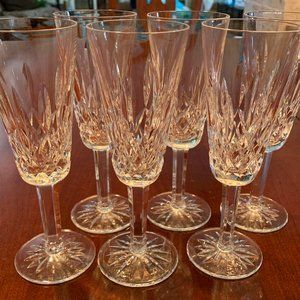 Waterford Crystal Champagne Flutes (6)